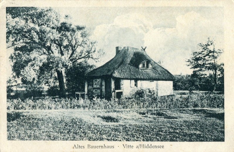 Postkarte Bauernhaus um 1925